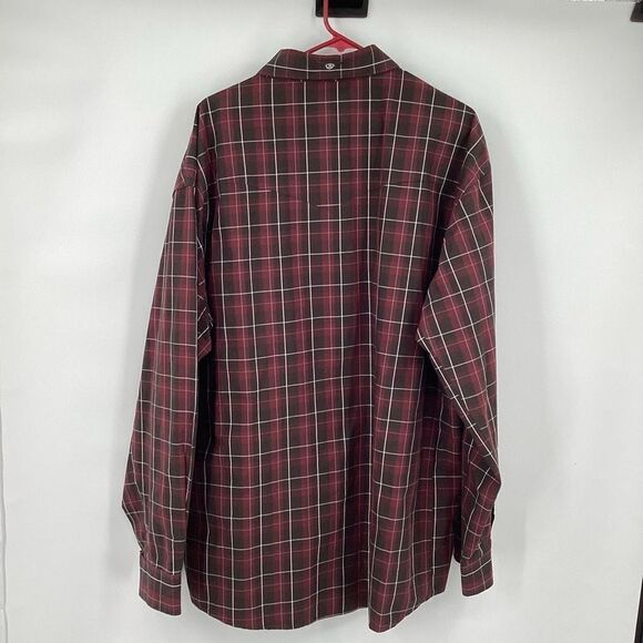 Mens Trevor Brazile Relentless By‎ Wrangler plaid Western Pearl Snap - Picture 4 of 6